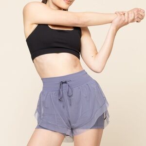 NWT Popflex Active cadence shorts in Blue Mist